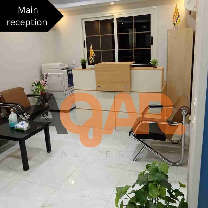 مكتب للإيجار ٢٥٠ متر مفروش ومكيف بالكامل 0