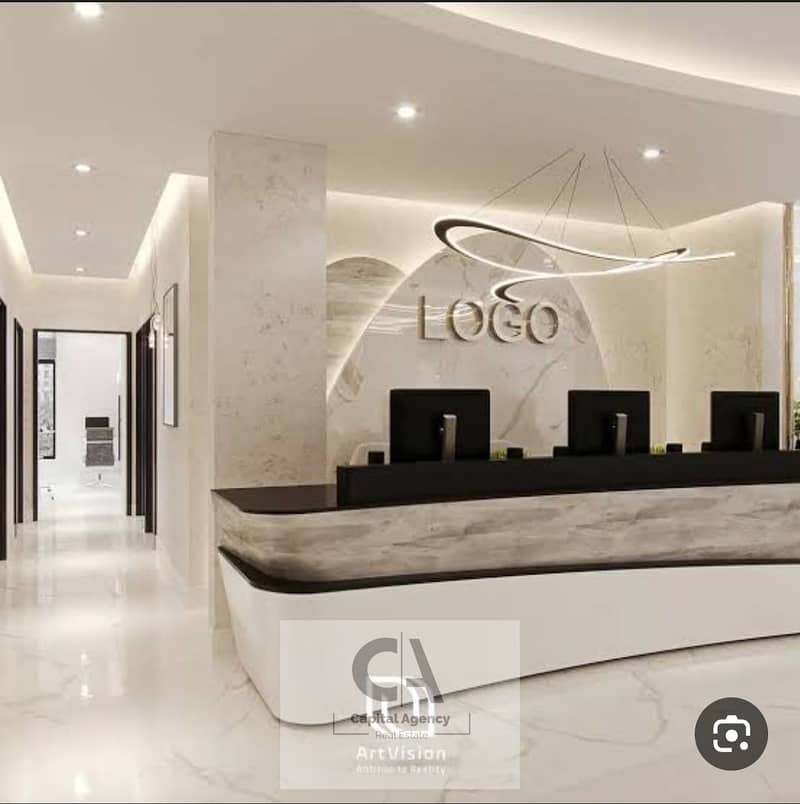 عياده للايجار 375م بسعر لقطه  - متشطب بالتكيفات - التجمع الخامس 0