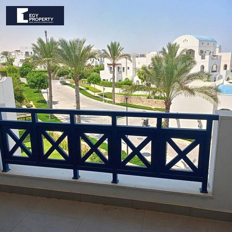 شاليه للبيع بمساحة 130 متر، جاهز للسكن في مراسي الساحل الشمالي 0