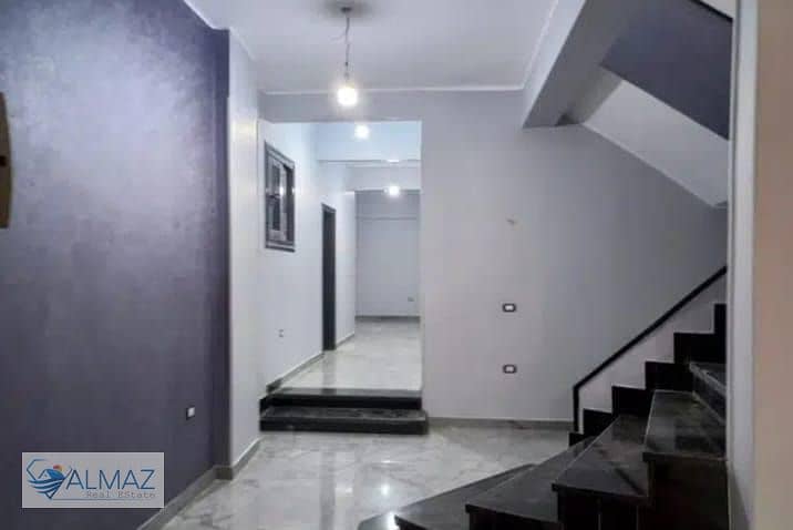 دوبلكس إداري فاضي للإيجار في الياسمين 8 – فيلات في التجمع الأول بموقع مميز وقريب من كل الخدمات الأساسية والترفيهية، مولات، مطاعم، مدارس، كافيهات، ومسا 0