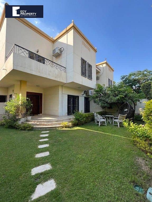 فيلا مستقلة للبيع جاهزة للسكن في الرحاب القاهرة الجديدة  التجمع الخامس 0