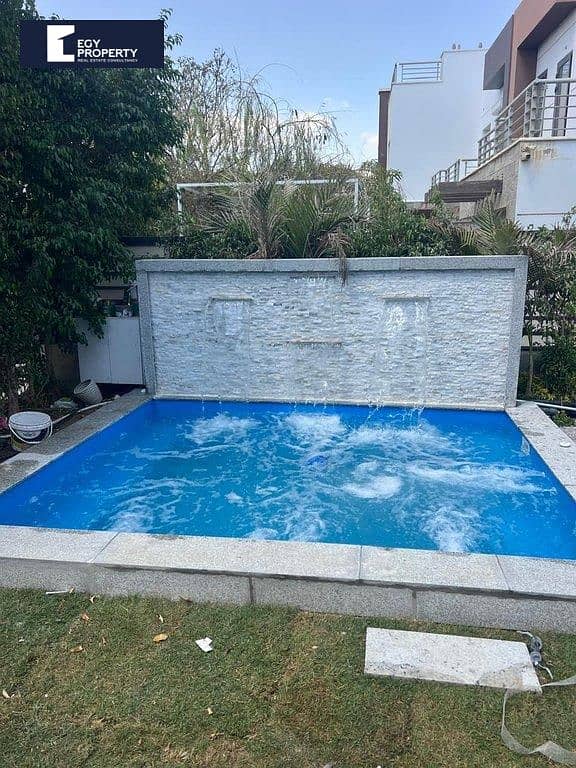 فيلا للبيع مع مسبح خاص جاهزة للسكن في هايد بارك القاهرة الجديدة التجمع الخامس 0