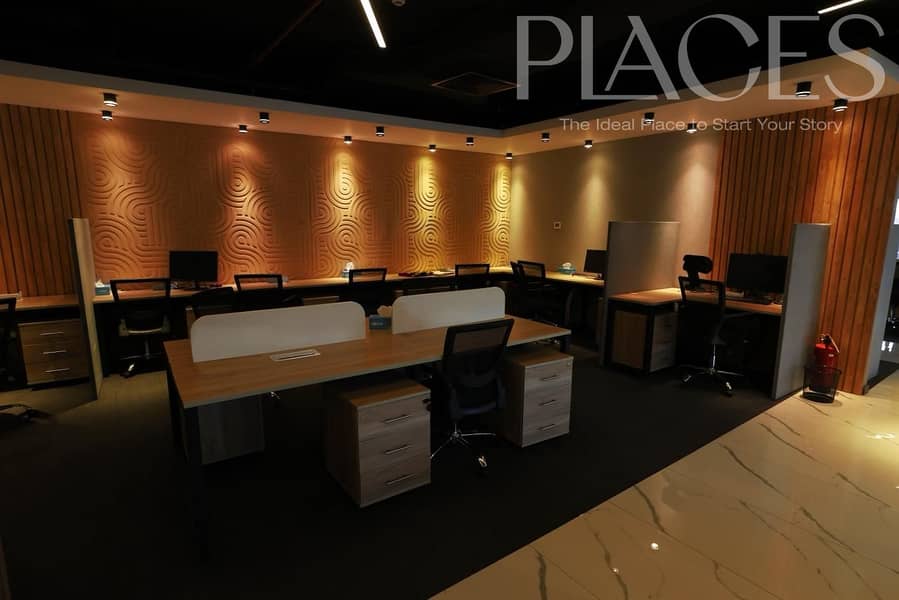 مقر إداري تشطيب كامل للإيجار في مبنى إداري مخصص للشركات علي التسعين الشمالي مساحه 1000 متر 0