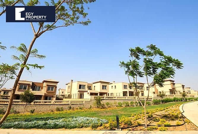 فيلا مستقلة للبيع 390م علي لاند سكيب إستلام فوري في كمبوند بالم هيلز قطامية القاهرة الجديدة 0