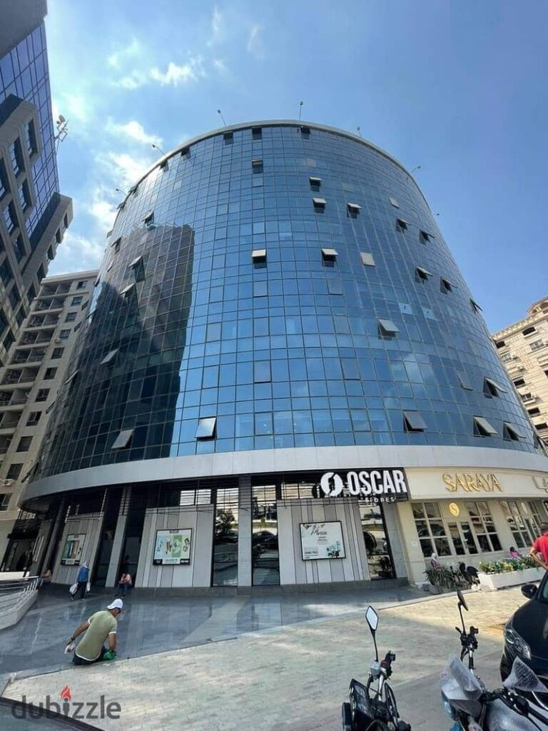 مقر ادارى للايجار 120 م مرخص مبني ريحانة بلازا المرشدى المعادى لكبري الشركات 0
