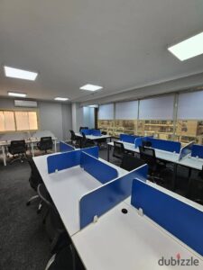 مكتب ادارى للايجار 250 م مجهز في افضل لوكيشن ف المعادى لكبري الشركات 80,000 ج.م