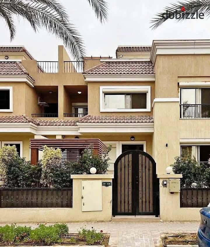 فيلا استلام فوري  240م  فيو فيلات بجاردن برايم لوكيشن قريب من الكلوب هاوس 0