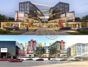 102,000,000 ج.م محل ارضي 162 م جاهز للمعاينة فرصة كبري استلام 6 شهور علي 90 الشمالي مباشرة استثمار قوي و سريع و فرصة ممتازة امام WATERWAY 2 التجمع الخامس