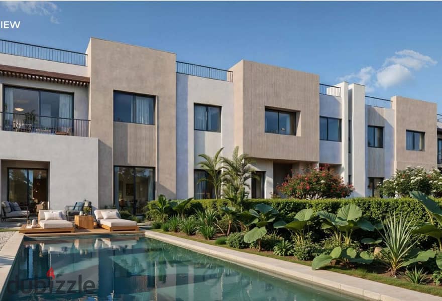 تاون هاوس للبيع في او فيوز احدث اطلاق مشروع او ويست بمقدم 5% فقط 0