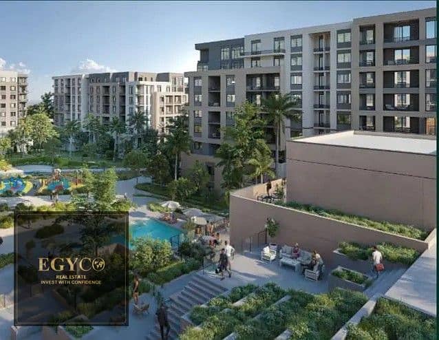 شقه 3 غرف للبيع بسعر الطرح الاول بمقدم 10% و بالتقسيط علي اطول فتره سداد دقايق من الجامعه الامريكيه 0