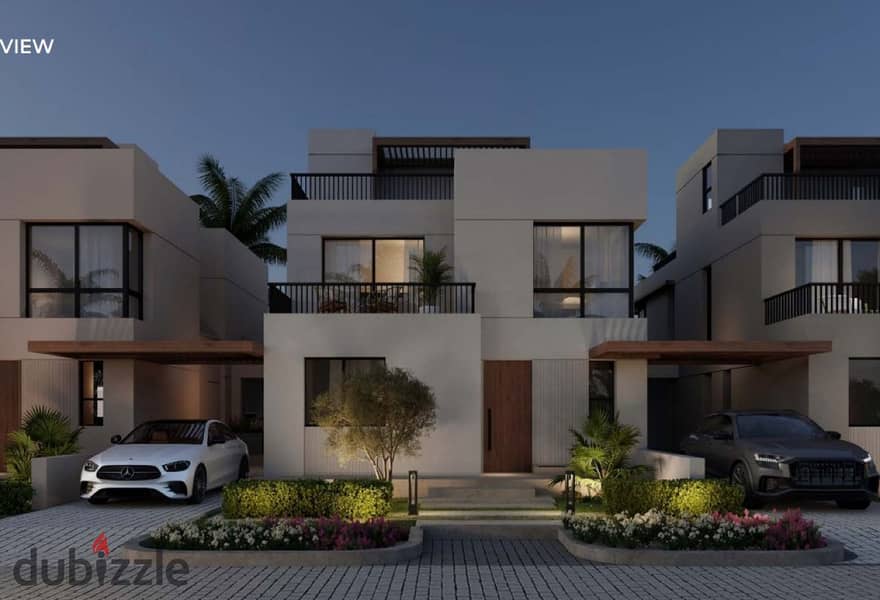 توين هاوس للبيع في او فيوز احدث اطلاق مشروع او ويست بمقدم 5% فقط 0