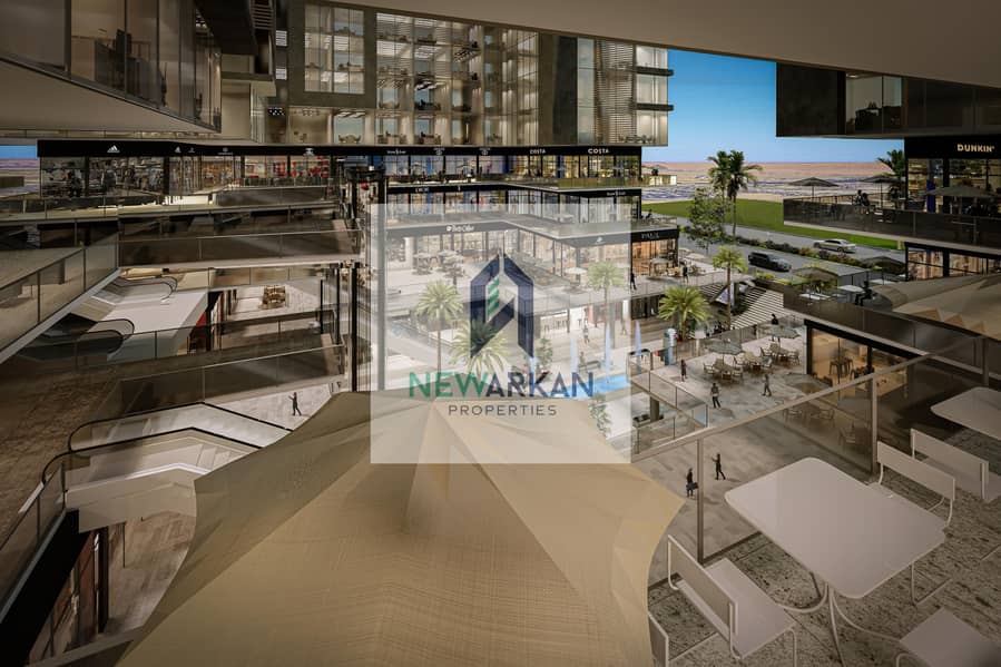 جيم 268م للبيع بمقدم 980الف واقساط حتي 12 سنه علي المحور المركزي امام محطه الموناريل فرصه مميزه للمستثمرين 0