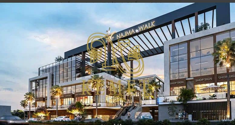 محل تجاري ارضي 223 م ارضي يصلح هايبر ماركت استلام 3 سنين NAJMA WALK واجهة 125م مشروع 6 مباني استثمار 90 الشمالي طريق النصر القرنفل فيلات التجمع الخامس 0