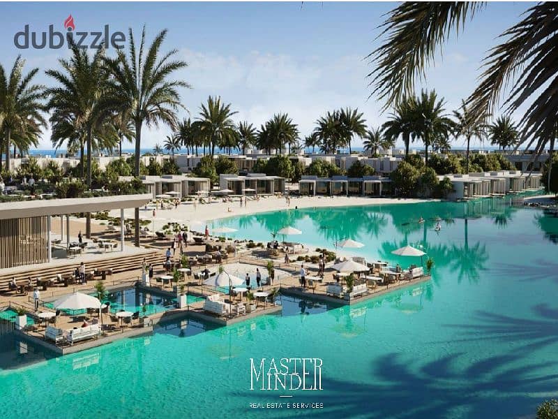 تاون هاوس للبيع على اقساط حتى 2029 متشطب بالكامل فى سول الساحل الشمالى - اعمار مصر 0