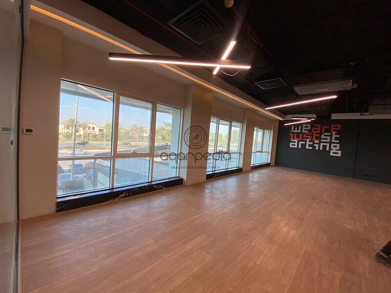 مكتب 123 م² للإيجار | Trivium Complex – شارع شمال التسعين - مساحة واسعة • Open Space + غرفة خاصة • بسعر خاص 0