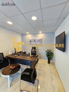 65,000 ج.م مكتب إداري 200 م² للإيجار في ريحانة بلازا المرشدي – زهراء المعادي، مرخص ومكيف