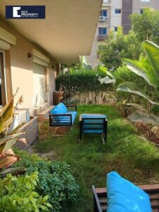 7,500,000 ج.م بموقع خيالي شقة بحديقة خاصة متشطبة بالفرش للبيع في كمبوند تاج سيتي – القاهرة الجديدة