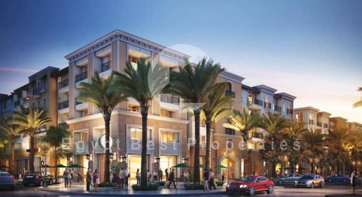 شقة غرفتين متشطبة بالكامل بالتكيفات للبيع بأقل سعر في كمباوند ميفيدا اعمار التجمع الخامس 0