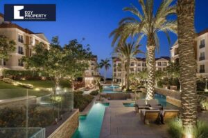 12,000,000 ج.م باطلالة خيالية شقة بحديقة خاصة متشطبة بالكامل للبيع في Regents Park – القاهرة الجديدة