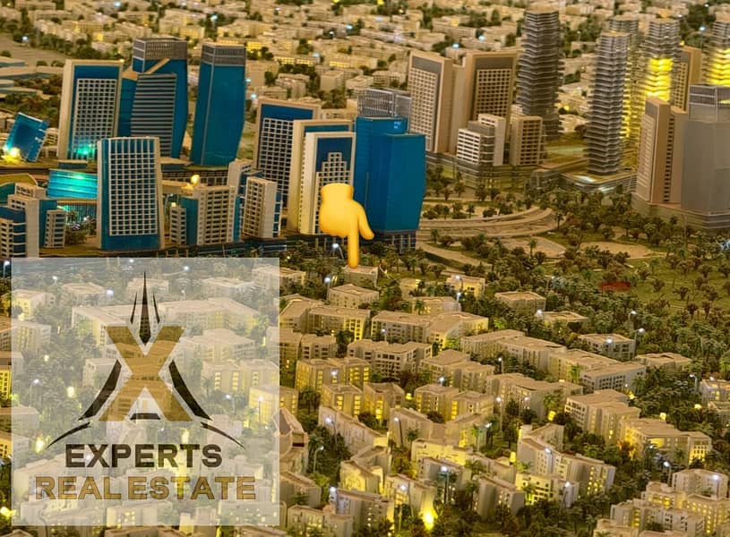 65م امام فيو الشانزلزيه المميز للبيع بارقي مراحل مدينتي B8 0