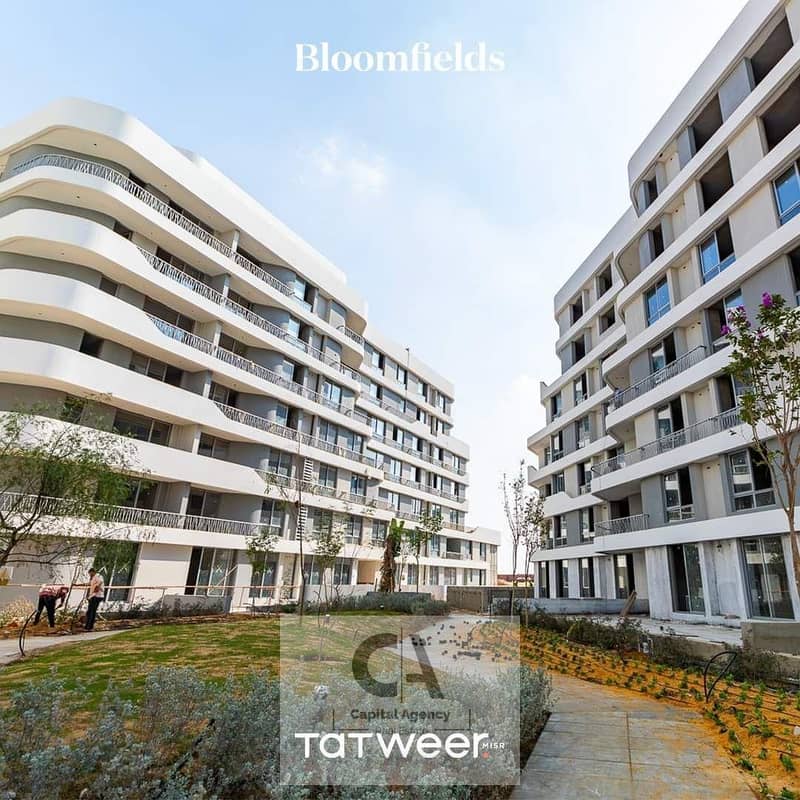 شقه للبيع في المستقبل ستي احجزوحدتك في مرحله جديده في بلوم فيلدزغرفتين بمقدم 5% فقط  بقسط يصل الي 10 سنوات امام مدينتي مباشره |  *Bloom fields * 0