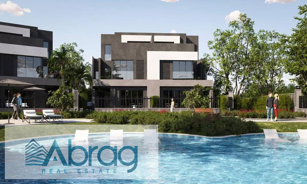 للبيع تاون هاوس285م فيو حمام سباحه – الشيخ زايد | كمبوند Upove 0