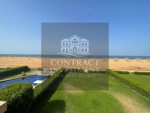 10,000,000 ج.م صف اول للبحر ريسيل – فيلا توين هاوس 180 م للبيع في قرية تلال العين السخنة