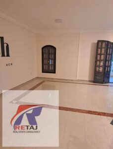 27,000 ج.م شقة للإيجار سكني أو إداري لوكيشن مميز جدا بفيلا واجهة شيك في فيلات الحي الأول فيو جاردن ٣ دقايق من التسعين الجنوبي التجمع الخامس