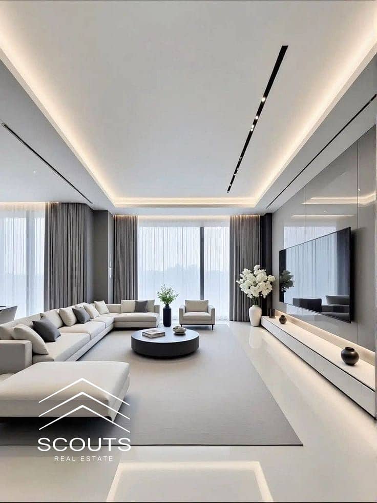 شقه للبيع 140م ببرايفت جاردن استلام فوري فيو رائع على لاند سكيب في كمبوند ماونتن فيو اي سيتي التجمع الخامس بالقرب من ميفيدا  وهايد بارك mountain view 0