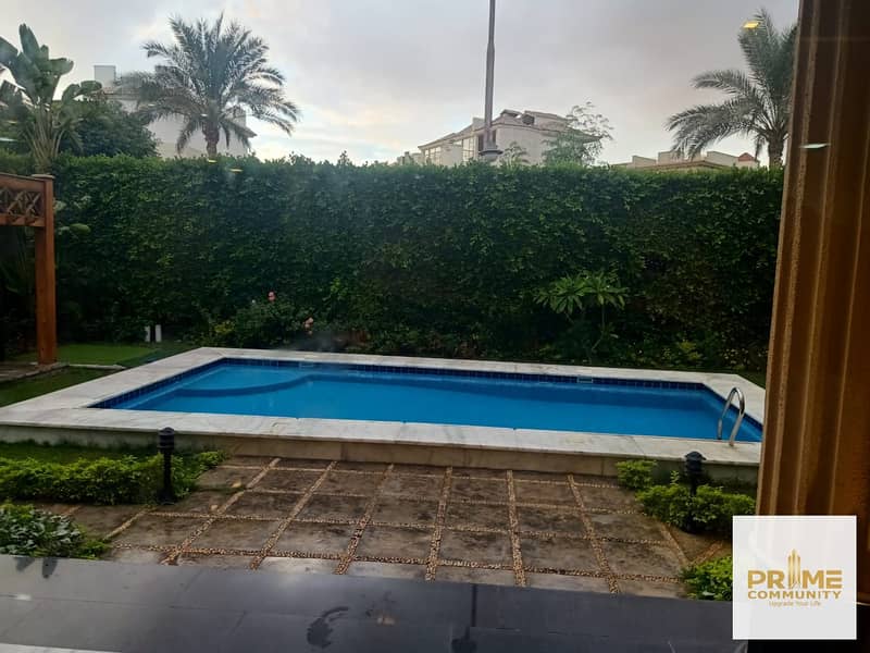 فيلا للبيع متشطبة بالكامل ألترا سوبر لوكس بحمام سباحة خاص بموقع مميز برويال سيتي بالشيخ زايد Villa for sale in royal city Zayed city 0