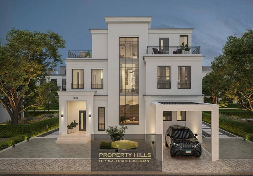 استلم فورا تاون هاوس بفيو لاند سكيب فى naia west امام مطار سفنكس و بجوار فاي و كرمل 0