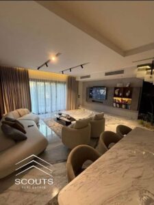 6,229,000 ج.م استلام فوري متشطبة شقة 3 غرف للبيع جاهزة للمعاينة بالقرب من البرج الايقوني في قلب العاصمة الادارية كمبوند المقصد El Maqsed بمنطقة ال R3 علي محور الأمل