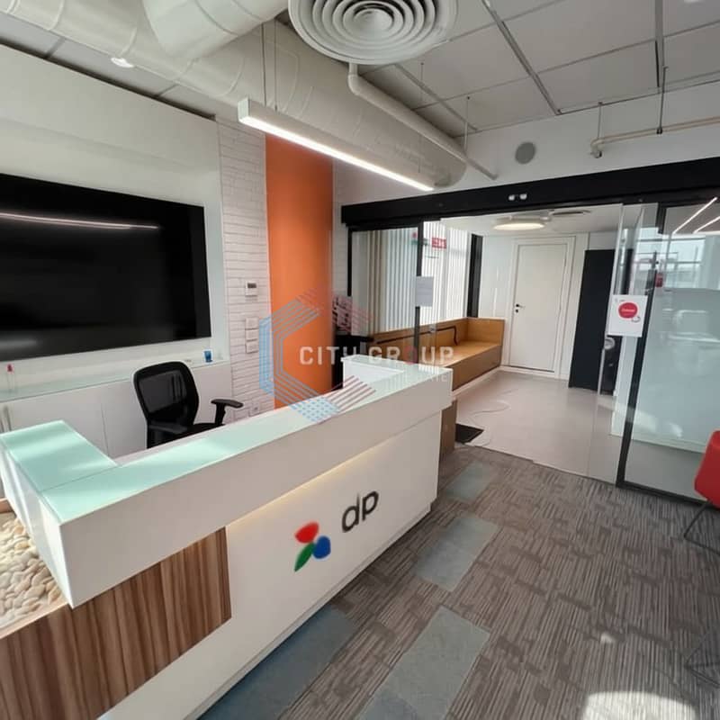 مكتب للايجار لكبرى الشركات في التجمع الخامس مساحة 700 متر 0