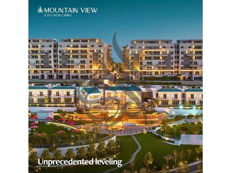 شقة ارضي بحديقة للبيع في ماونتن فيو اي سيتي التجمع الخامس استلام فوري اقل من سعر السوق 0