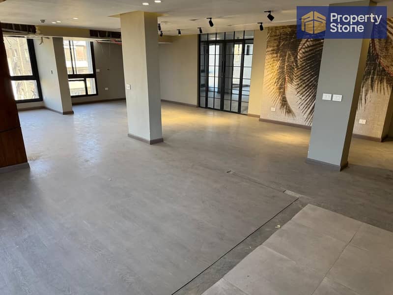 مكتب للايجار مرخص ومجهز بالكامل بلوكيشن مميز بالمعادي٥٥٠متر 0