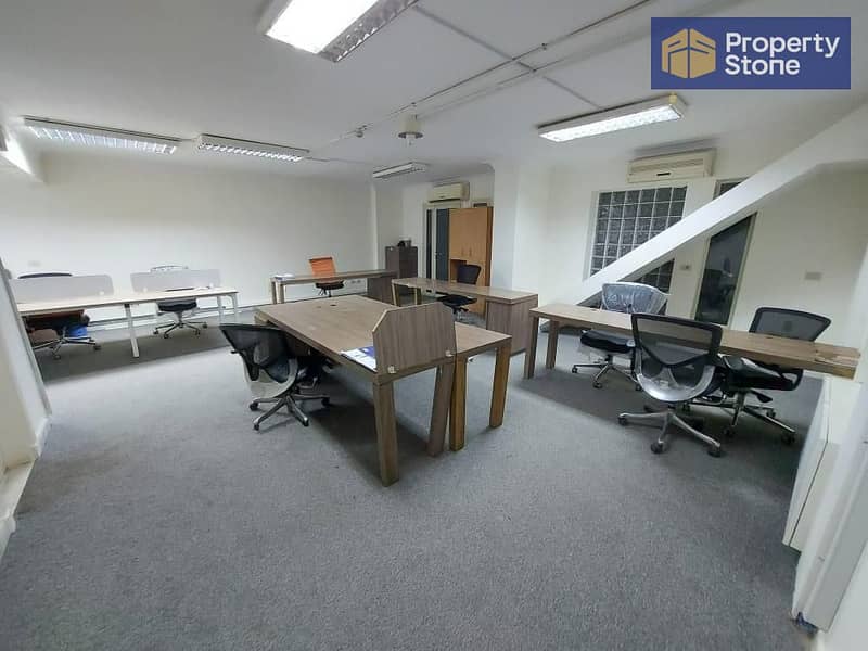 دوبليكس اداري بمدخل خاص ٥٠٠ بمبني فاخر بالمعادي سرايات  تشطيب سوبر ديلوكس 0