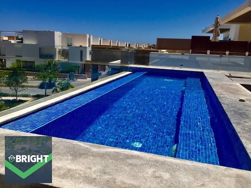 شاليه لايت بلوك 225م+80م رووف بجاكوزي - فيو متميز جدا في سي شيل راس الحكمة وبأقل اوفر الان فأغتنم الفرصة - seashell 0