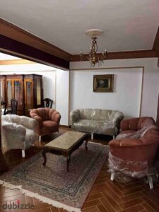 20,000 ج.م مفروش مكيف بمساكن الضباط 3غرف وريسبشن متفرع من مشير دور 8