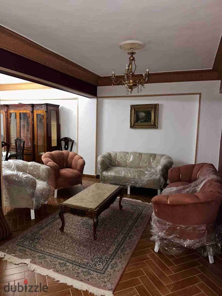 مفروش مكيف بمساكن الضباط 3غرف وريسبشن متفرع من مشير دور 8 0