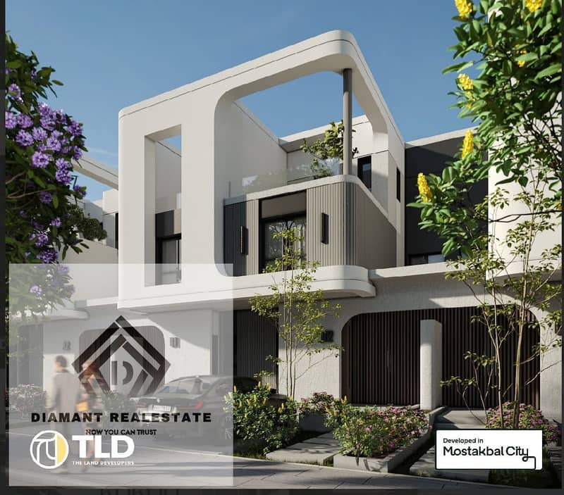 فيلا للبيع باقل سعر في المستقبل سيتي وبالتقسيط علي 10 سنين امام مدينتي ودقايق من هاب تاون حسن علام 0