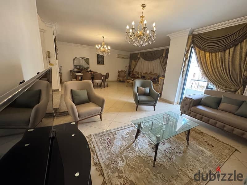 شقة مفروشة للايجار دجلة المعادى ٣ غرف مكيفة 0