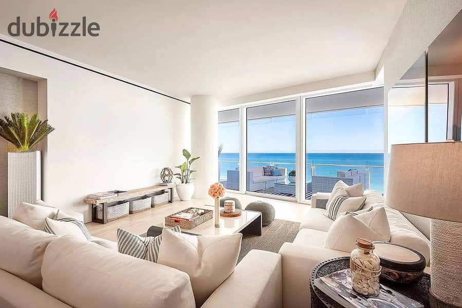 استلم فوري شالية متشطب بالكامل super lux فيو بحر و pool في اميز لوكيشن في العين السخنة ain sokhna العين السخنه 0