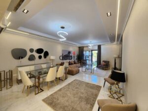 135,000 ج.م شقة 3 غرف ماستر مفروشة بالكامل مع حديقة خاصة في بيفرلي هيلز ويستاون كمبوند | الشيخ زايد