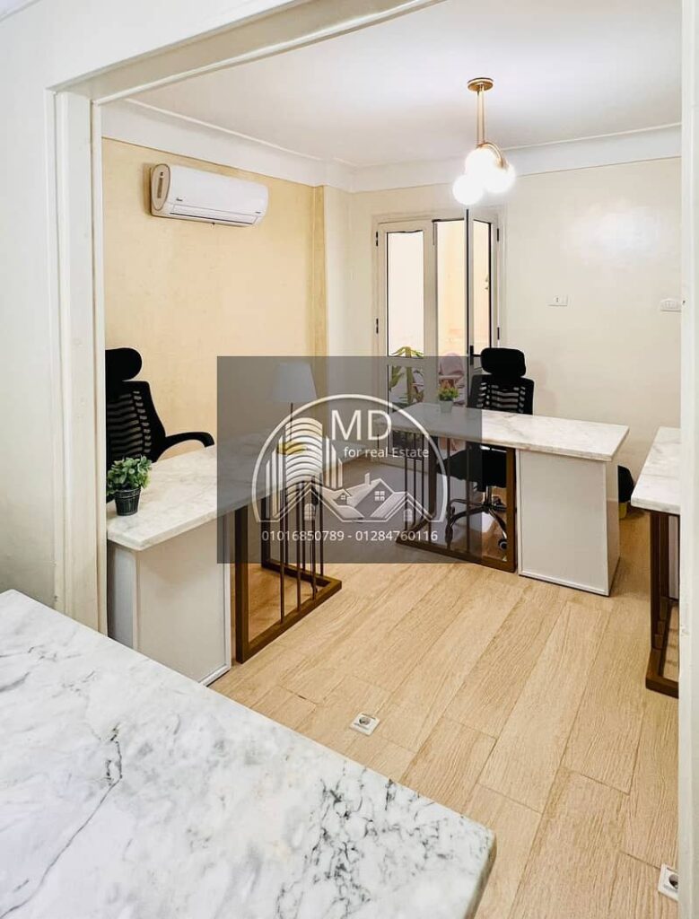 مقر  ادارى 150م للايجار مفروش في رشدي 0