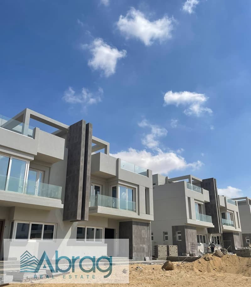 #11 فرصه استلام 2027 مقدم 5% تاون هاوس للبيع تقسيط 8 سنوات قرب وصلة دهشور زايد الجديده V LEVELS 0