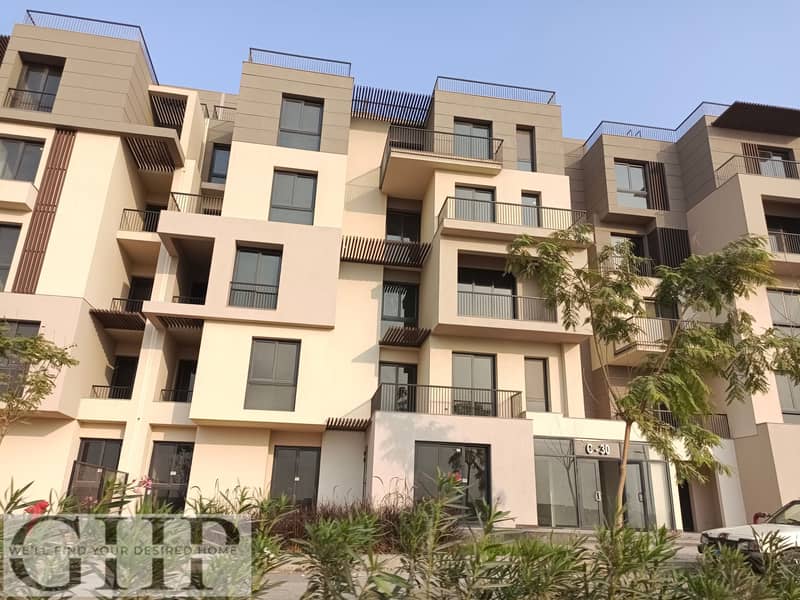 شقة بجاردن للبيع - موقع مميز بفيو لاند سكيب في سوديك شرق الشروق 0