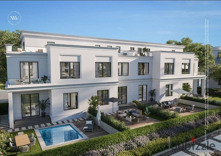 للبيع شقه 135م تشطيب كامل في كمبوند نايا ويست في نيو زايد دايركت علي الضبعة سور بسور مع اعمار و سودك بمقدم 0% واقساط تصل ل 15 سنوات 0