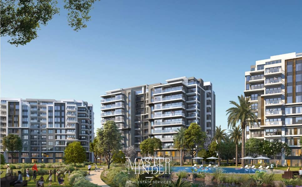 استثمر فى زد ويست المرحله الاولى شقة بحرى بموقع مميز شقة 3 غرف متشطبة بالكامل بالتكييفات، واجهة بحرى 0