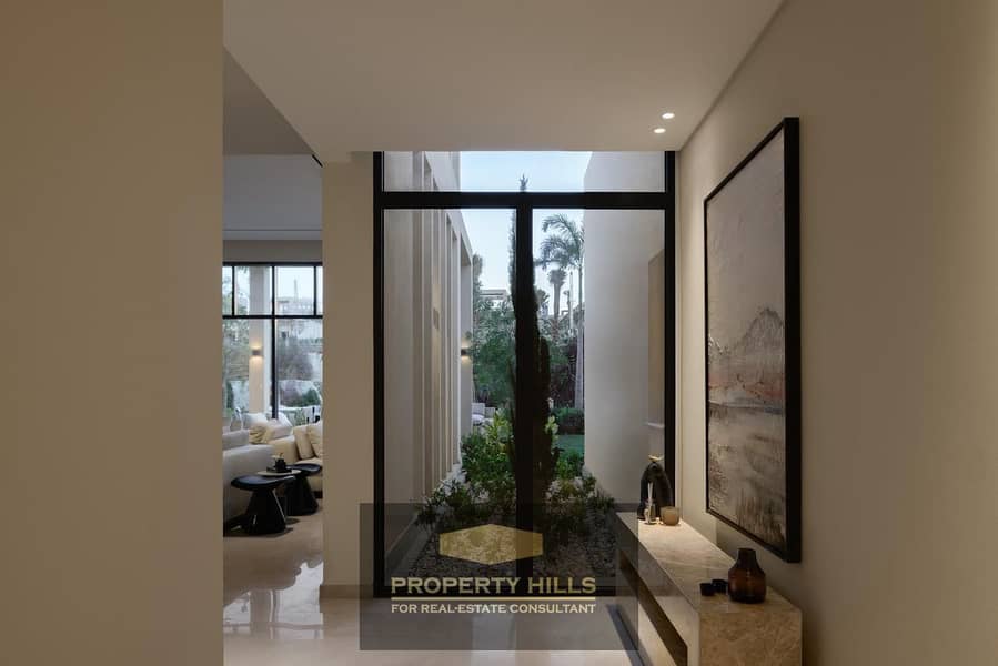 فيلا مستقلة ريسيل استلام فوري متشطبة بالكامل بفيو الجولف بجانب ريحانة و جاردينيا بارك 0