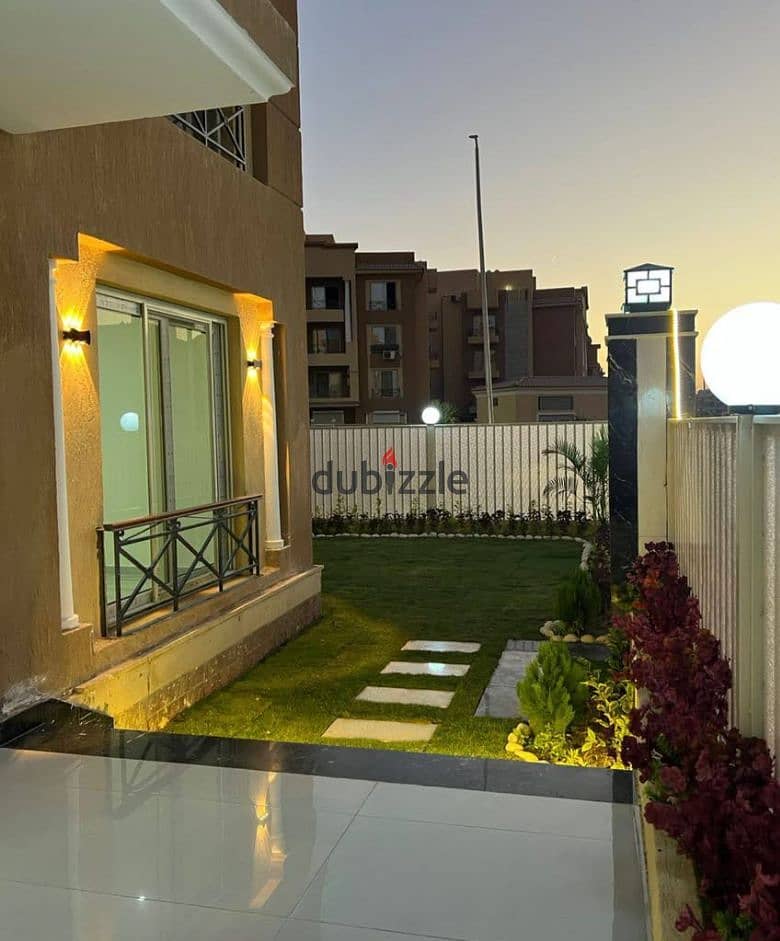 شقه بجاردن لريسيل للبيع بموقع استراتيجي داخل كمبوند الخمايل في قلب الشيخ زايد متشطبه بالكامل امام هايبر وان 0